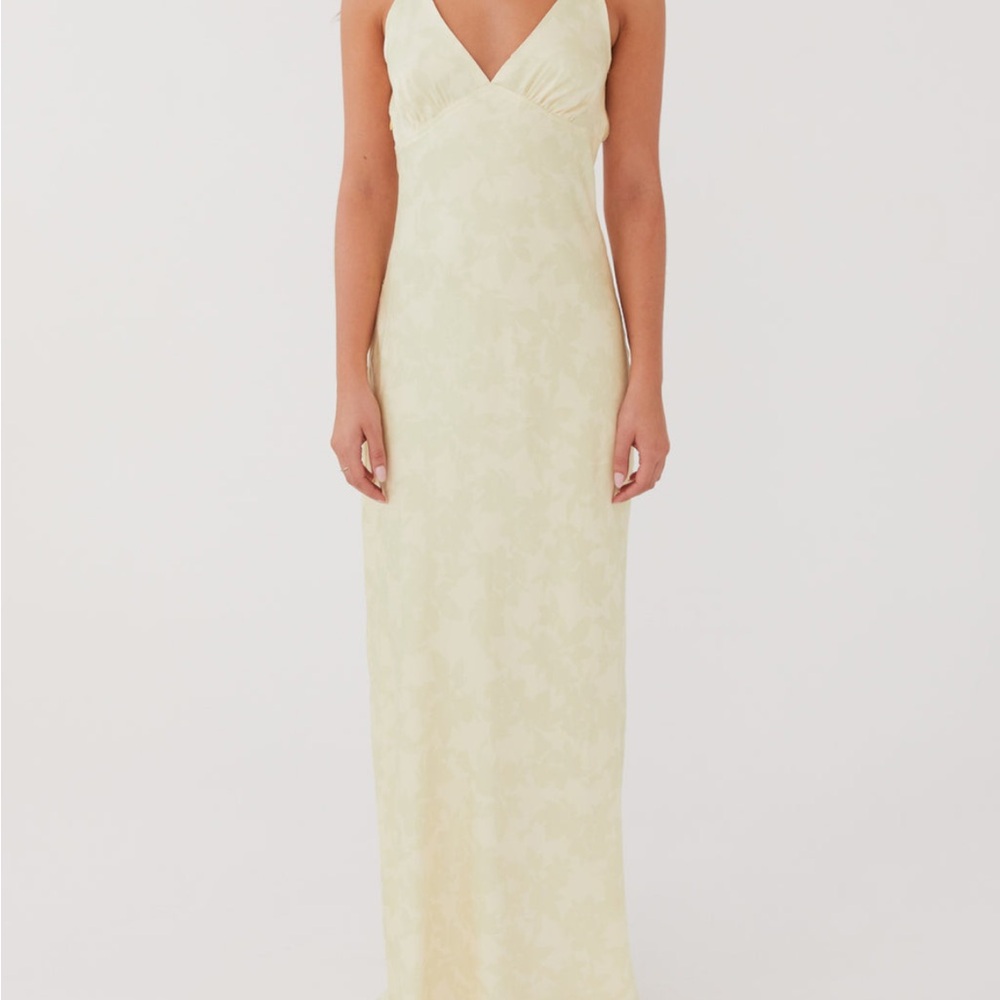 Peppermayo Cream Maxi Dress